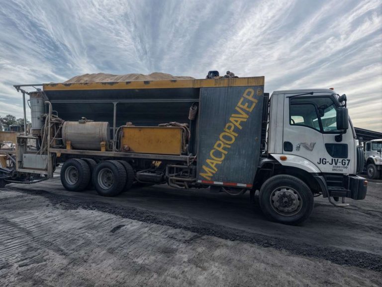 Camion slurry macropaver